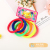 Korean Headdress Flower Candy Color Hair Rope Little Girl Rubber Band Hand-Woven Hair Band Hair Rope Head Accessories Wholesale