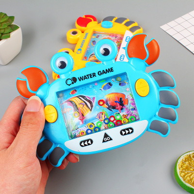 Children's Educational Crab Water Machine Throw the Circle Water Cartoon Ringtoss Post-90s Game Machine Childhood Nostalgic Toys