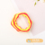Women's Simple Striped Basic Style Hair Elastic Band Leather Hair Band Japanese Fresh Mori Style Tie Hair Accessories