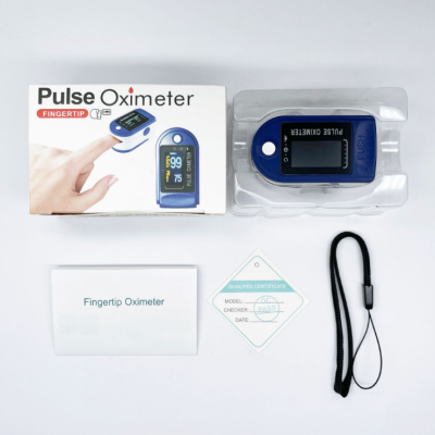  Four-Color Fingertip Blood Oxygen Machine Pulse Blood Oxygen Heart Rate Measuring Instrument TFT Tube Portable Blood 