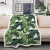 Palm Leaf Berber Fleece Blanket Autumn and Winter Double-Layer Thickened TV Blanket Exclusive for Cross-Border Customized Sherpa Sofa Blanket