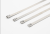 304 Self-Locking Stainless Steel Ribbon 7.9 * 200mm 100 Metal White Steel Binding Wire Marine Traffic Tag
