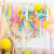 New Ins Roll Balloon Set Children's Birthday Party Decoration Theme Balloon Package Baby Full-Year Layout