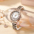 Lige Women's Quartz Watch Exquisite Diamond-Embedded Watch Women's Waterproof Watch Clock
