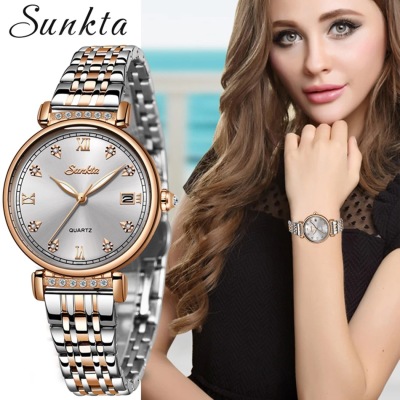 Lige/Sunkta Foreign Trade Popular Style Women's Quartz Watch Waterproof Watch