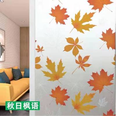New Product Static Window Glass Paster Peep-Proof and Antifouling Colorized Decorative Design