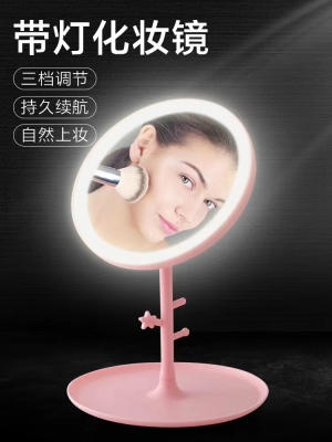 Natural Makeup-Makeup Mirror with Light