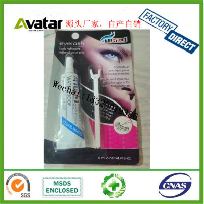 EYELASH LASH ADHESIVE Adhesive of Acrylate White for strip eyelash / Glue for false eyelash / Latex free glue 