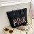 2020 New Sequined Pink Portable Shopping Bag Fashion Nylon Waterproof Women's Bag Factory Direct Sales Customizable Logo