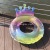 Rainbow Crown Rainbow Wings Swim Ring Thickened PVC Inflatable Sequins Water Wing Adult Children Net Red Life Buoy