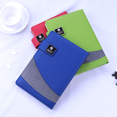 Factory Direct Supply New Metal Buckle Notepad Creative Solid Color Notebook Exquisite Gift Stationery