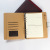 Multi-Functional Leather Loose-Leaf Notebook Business Office Notepad Clip Custom Logo Wholesale