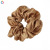 Europe and America Cross Border Fashion Color Large Intestine Hair Ring Solid Color Satin All-Match Horsetail Hair Ring Hair Rope Ol Hair Accessories for Women