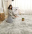 Nordic Style Ins Bedroom Internet Celebrity Same Style Full of Cute Living Room Bedside Tie-Dyed Household Carpet Mat in Stock