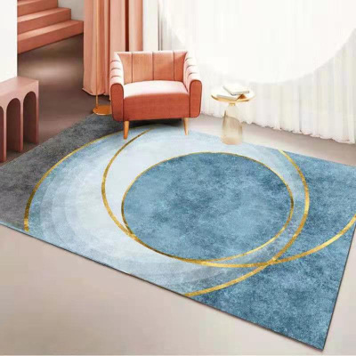 Modern Minimalist Style Living Room Carpet Floor Mat Geometric Carpet Printed Carpet Bedroom Bedside Nordic Carpet