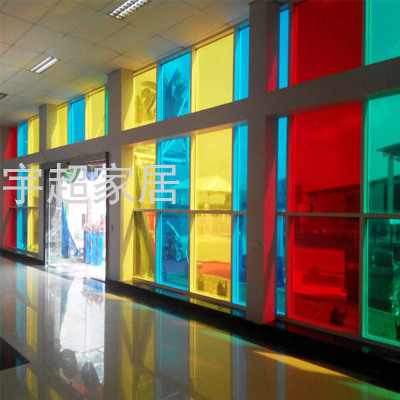 PVC Stained Glass Film Sun-Proof Building Heat-Insulating Film Colorful Auto Film Sun Protection Thermal Insulation Glass Wallpaper