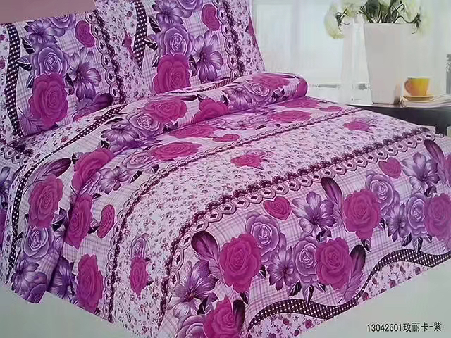 外贸床笠被套床单枕套四件套三件套定制尺码