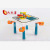 Light Music Building Table Multi-Functional Assembled Large Particle Building Blocks Boys and Girls 3-6 Years Old Baby Educational Toy Table