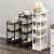 Kitchen Supplies Multi-Layer Drawer-Type Gap Seasoning Movable Shelves Cart Living Room and Bathroom Bedroom Storage Rack