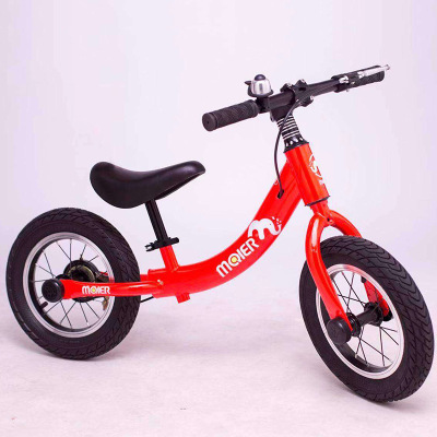 New Handbrake Balance Car 2-6 Years Old Boys and Girls Scooter Supply 12-Inch Pedal-Free Scooter