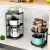 Corner Sink Rack Corner Shelf Kitchen Pot Rack Multi-Layer Table Top Spice Rack Cookware Storage Rack