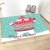 Factory Wholesale Crystal Velvet Printed Christmas Floor Mat Door Mat Living Room Home Bathroom Non-Slip Absorbent Carpet