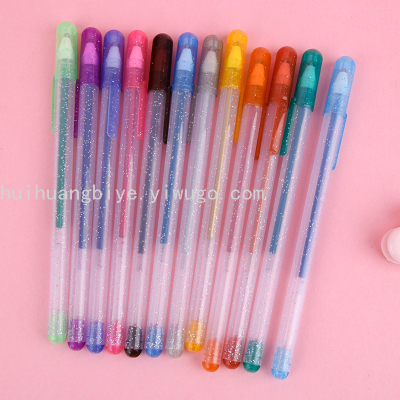 Fluorescent Pen Pearlescent Fluorescent Pen Color Pencil Wholesale