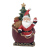 Resin Craft Ornament Christmas Gift Santa Claus Train Sled Music Box Music Box Christmas Tree