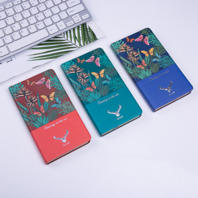 Elk A6 Office Notebook Leather Student Note Journal Book Factory Direct Supply Soft Surface Flat Diary Customization