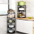 Corner Sink Rack Corner Shelf Kitchen Pot Rack Multi-Layer Table Top Spice Rack Cookware Storage Rack