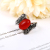 European and American Fashion Exaggerated Diamond South Red Ring Natural South Red Agate Semi-Precious Stone Female Ring Ornament Gift