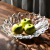 New Crystal Glass Fancy Diamond Fruit Plate Snack Fruit Plate Home Office Living Room Home Ornaments Gift