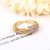 2021 New Micro Inlaid Zircon High-Grade Ring Opening Adjustable Niche Design Trendy Light Luxury Chain Ring