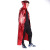 Halloween Cloak Adult Mopping Castle Death Cloak Makeup Costume Props Satin Cloth Hooded Cape Cloak