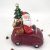 Resin Craft Ornament Christmas Gift Santa Claus Train Sled Music Box Music Box Christmas Tree