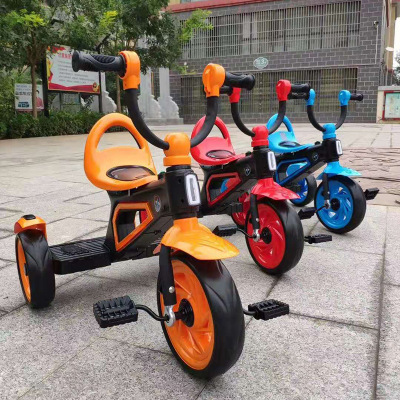 Children's Tricycle Bicycle Music Children's Tricycle Bicycle 3-7 Years plus-Sized Size Tricycle