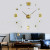 Living Room Clock Creative Clock Amazon Simple Nordic Wall Clock European and American Big DIY Wall Sticker Clock