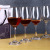 Gift Box Gift Green Apple Corey Red Wine Glass 345ml Goblets Wine Glass Banquet Goblet Two-Piece Set