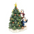 Resin Crafts with Lights Christmas Tree Ribbon Lights Santa Claus Penguin Ornaments Jiayuan Porcelain