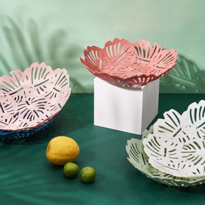 Plastic Fashion European Fruit Plate Nordic Dried Fruit Tray Modern Personality Living Room Fruit Bowl Home Plastic Snack Plate