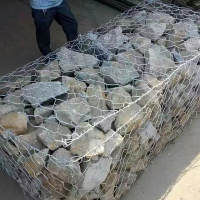 Gabion Mesh Case River Gebin Net Flood Control and Flood Control Protection Mat Fixed Bin Cage Slope Protection Net River Water Conservancy Reinforcement Grid