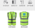Reflective Vest Safe Vest Customized Fluorescent Yellow Green Sanitation Construction Site Construction Traffic Night Riding Clothes