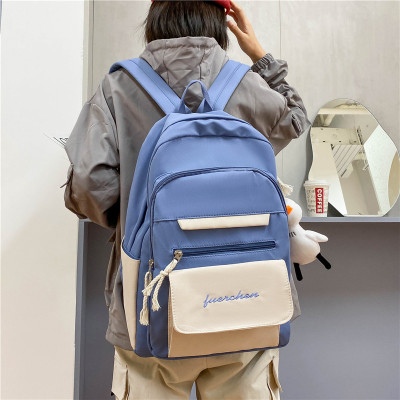 Middle School Student Schoolbag Female Korean Style Mori Style High School Elementary School Studebt Backpack Large Capacity Junior High School Student Japanese Ins Men and Women