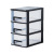 Office Desktop Storage Box Transparent Small Drawer Storage Cabinet Student Desk Stationery Sundries Storage