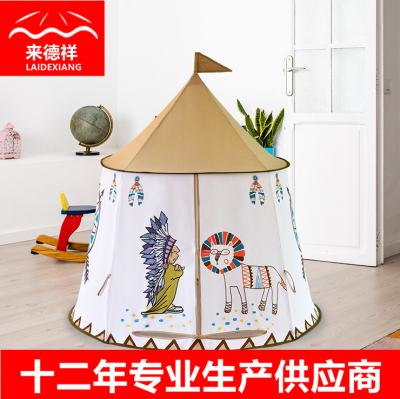 Children's Tent Indoor Game House Children's Folding Tent Indian Baby Fence Ocean Ball Pool Toy House