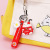 Lucky Fortune Cat Keychain Creative Three-Dimensional Cartoon Doll Cute Couple Automobile Hanging Ornament Crafts Wholesale