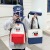 2020 New Middle School Student Schoolbag Korean Style Four-Piece Set Campus All-Match Backpack Large Capacity Canvas Backpack for Women