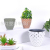 Melamine Flowerpot Plastic Flowerpot Artificial Flower Flowerpot Vase Imitation Porcelain Flowerpot Marbled Effect Y112pc