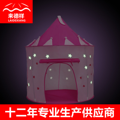 Children's Tent Game House Luminous Yurt Princess Tent Luminous Tent Amazon Hot Sale Same Style