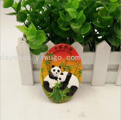 Beijing 3D Resin Hand Painting Refridgerator Magnets Tourist Attractions Souvenir